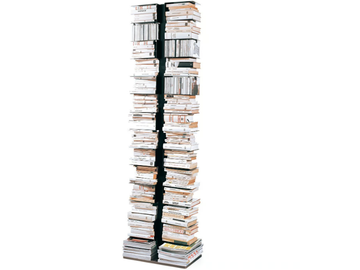 PTOLOMEOX2 - Open freestanding double-sided stainless steel bookcase by Opinion Ciatti - view 2